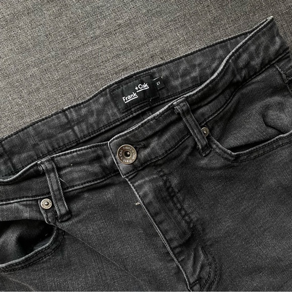 Frank + Oak Black Skinny Jeans - Picture 2 of 8